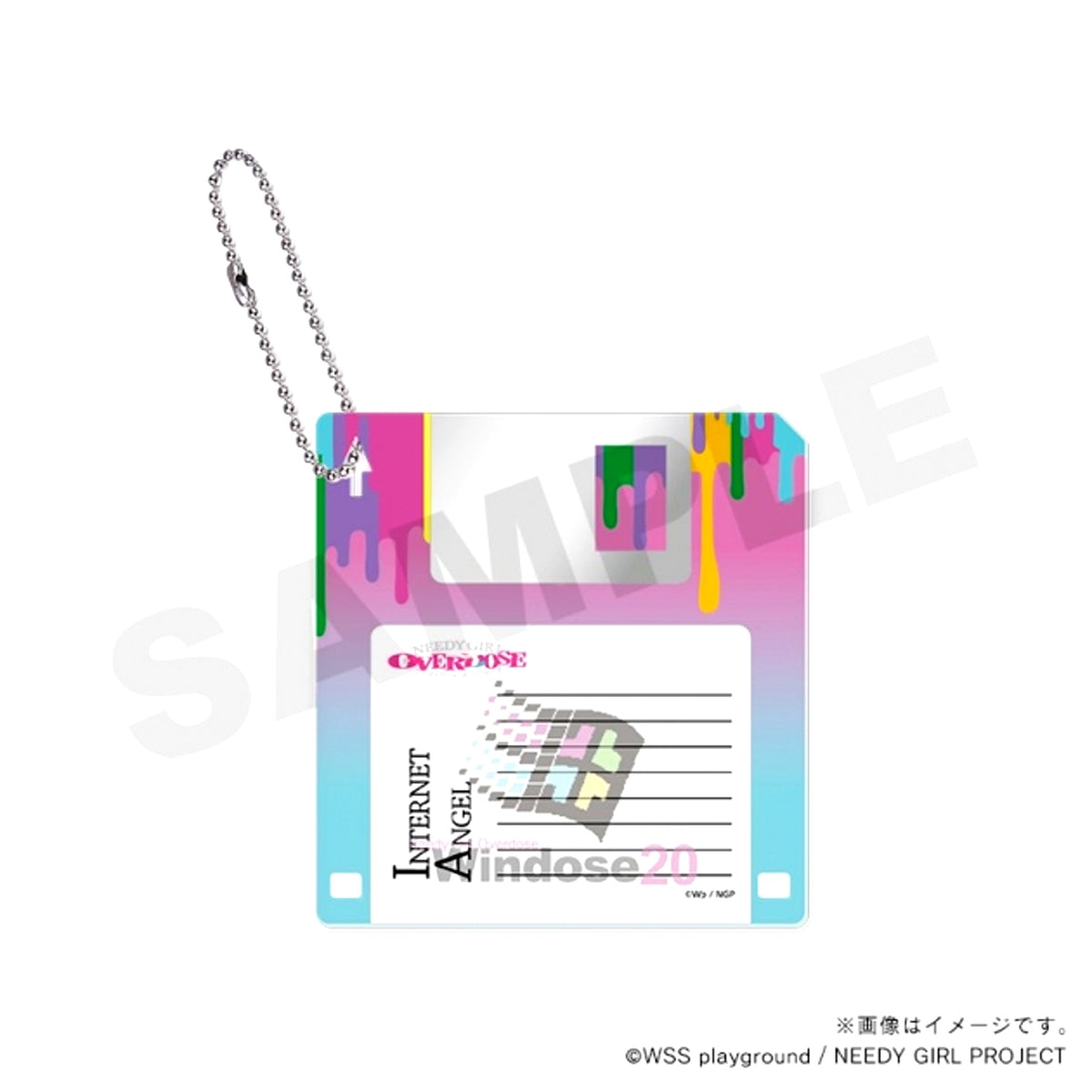 NEEDY GIRL OVERDOSE That Shape Acrylic Keychain / KAngel [NEW]
