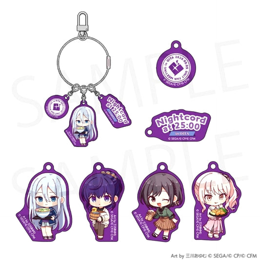 Hatsune Miku: Colorful Stage! Project SEKAI Unit Fan Meeting Acrylic Charm Set (25-ji, Nightcord de.) [NEW]