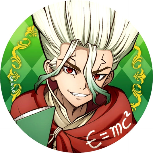 Dr.STONE Newly Drawn Jewelry Can Badge Set Senku Ishigami (Season 4 Ver.) [NEW]