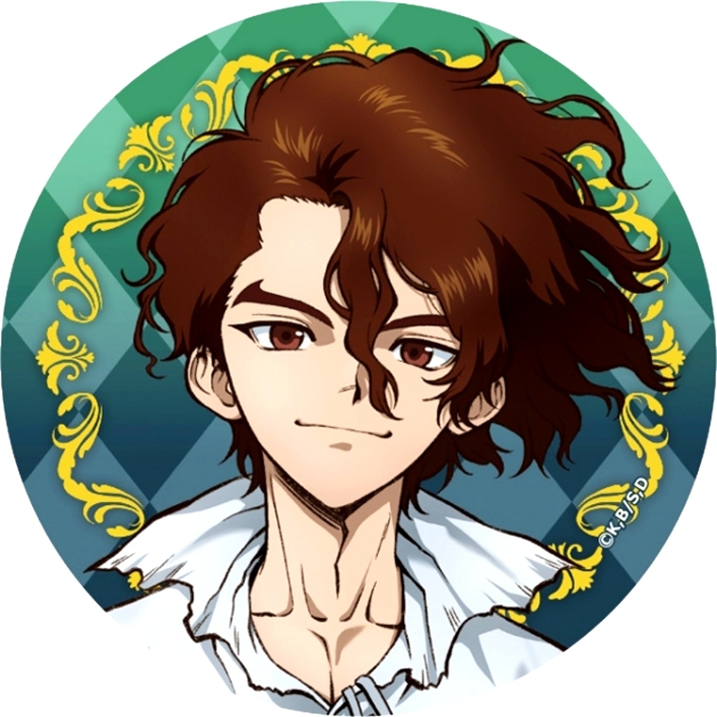 Dr.STONE Newly Drawn Jewelry Can Badge Set Sai Nanami [NEW]