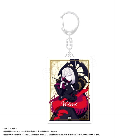 THE RIBBON HERO Ribbon Hero Square Keychain D Velvet Goods - Keychain [NEW]