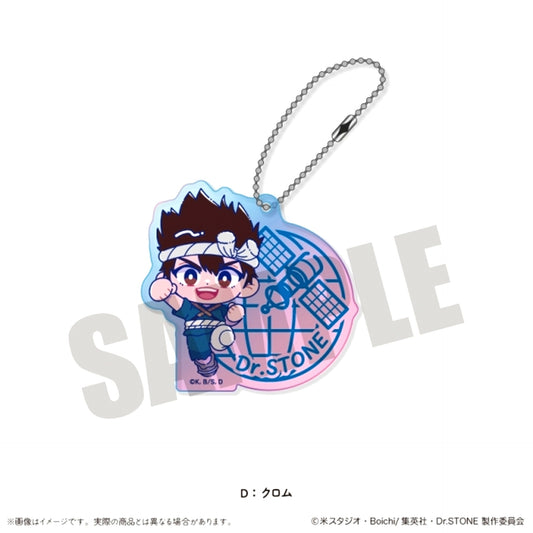 TV Anime Dr.STONE Nyutoro Part 3 Aurora Acrylic Keychain D Chromium Goods - Keychain [NEW]