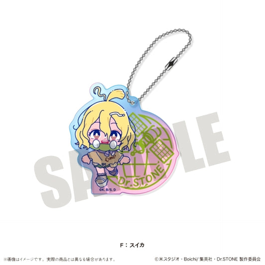 TV Anime Dr.STONE Nyutoro Part 3 Aurora Acrylic Keychain F Watermelon Goods - Keychain [NEW]