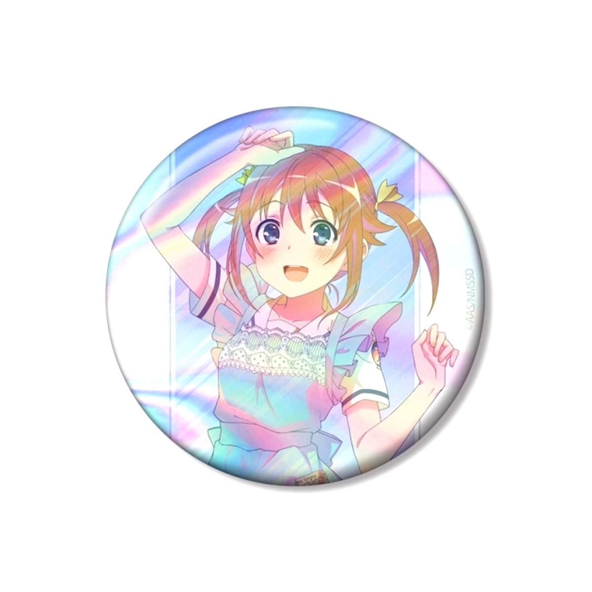 High School Fleet the Movie Newly Drawn Akeno Misaki Uniform Apron ver. Ani-Art clear label Vol.3 75mm Aurora Can Badge [NEW]