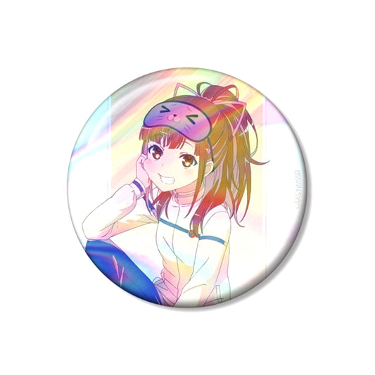 High School Fleet the Movie Newly Drawn Mei Irizaki Costume Swap (Pajamas) ver. Ani-Art clear label Vol.3 75mm Aurora Can Badge [NEW]