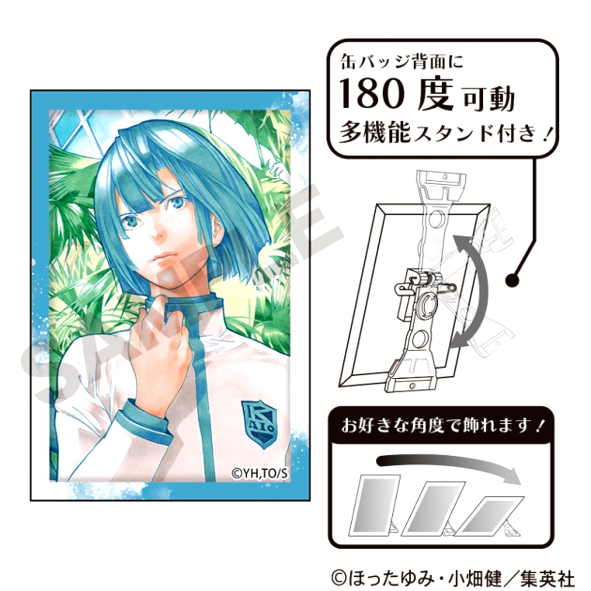 Hikaru no Go Art Button Akira Toya Goods - Badge [NEW]