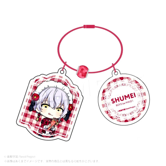 BOYS be MAID! x MARION CREPES Wire Keychain Shumei Kiku [NEW]