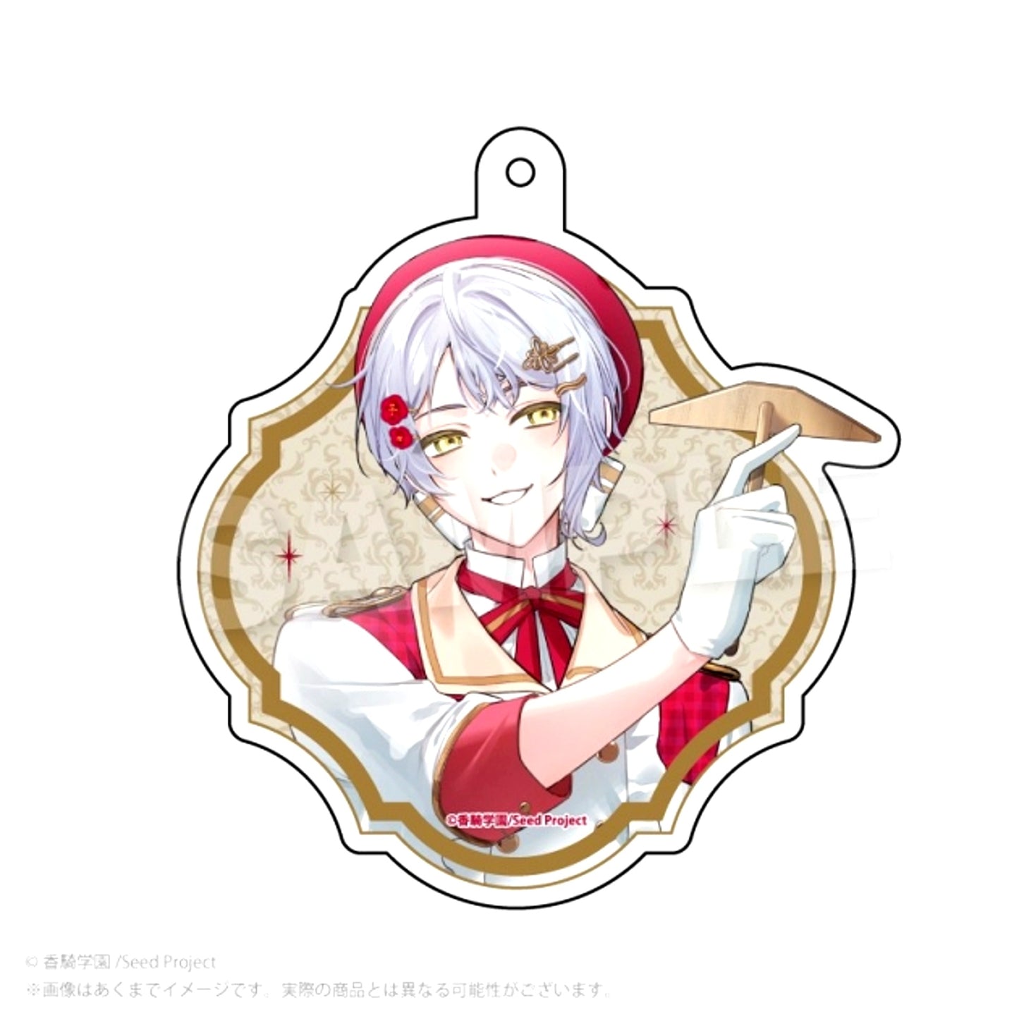 BOYS be MAID! x MARION CREPES Big Acrylic Keychain Shumei Kiku [NEW]