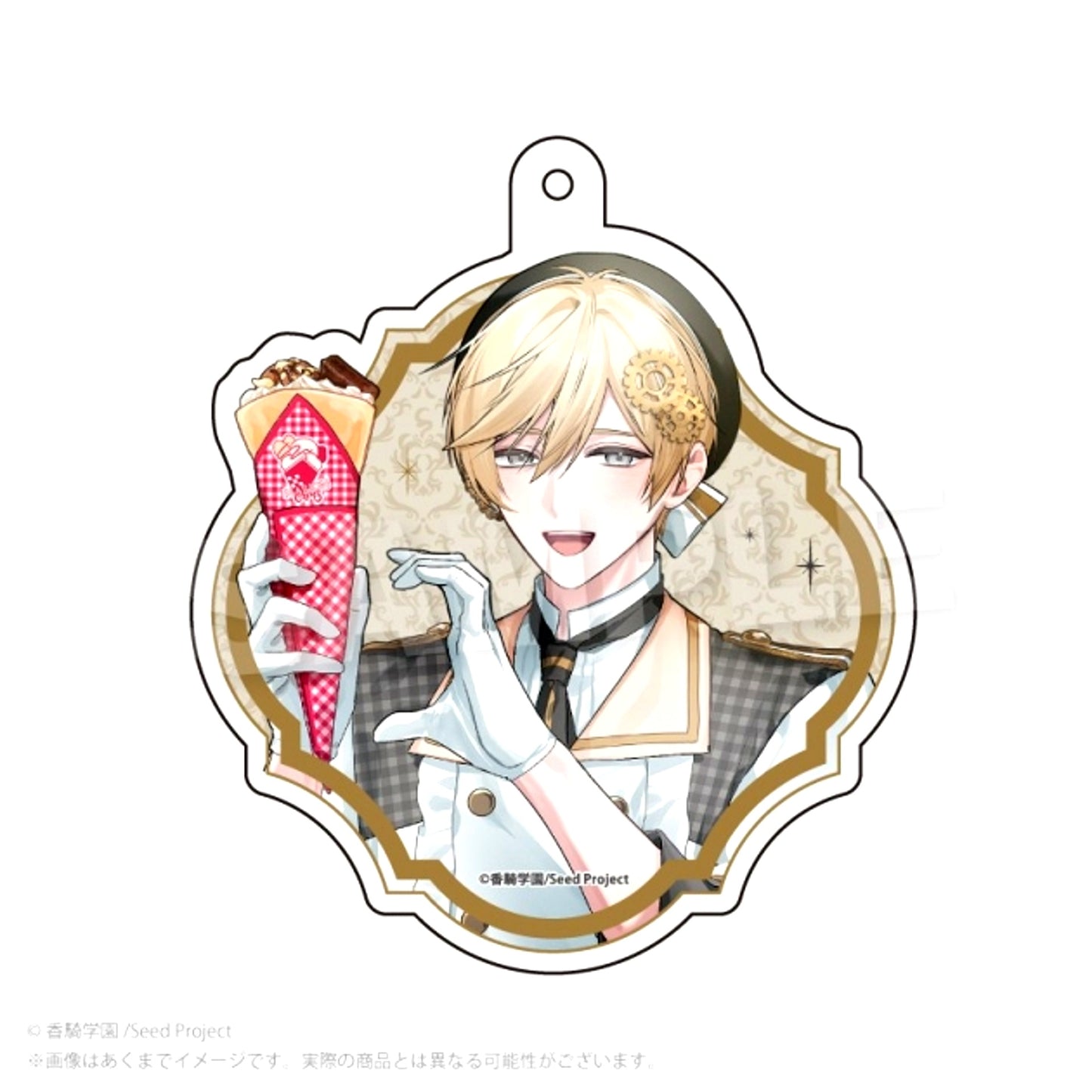 BOYS be MAID! x MARION CREPES Big Acrylic Keychain Emeri Snoir [NEW]