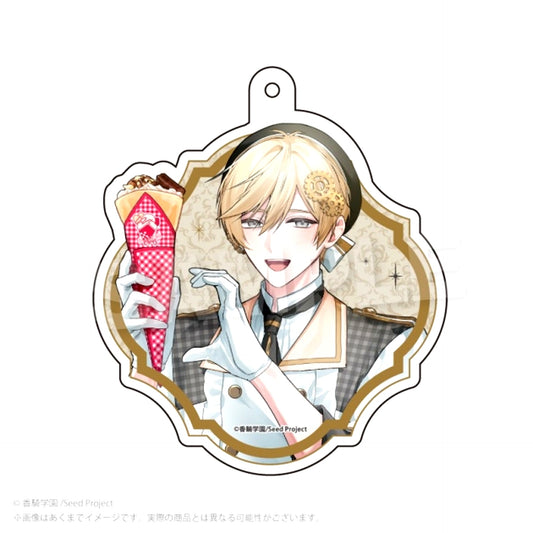BOYS be MAID! x MARION CREPES Big Acrylic Keychain Emeri Snoir [NEW]