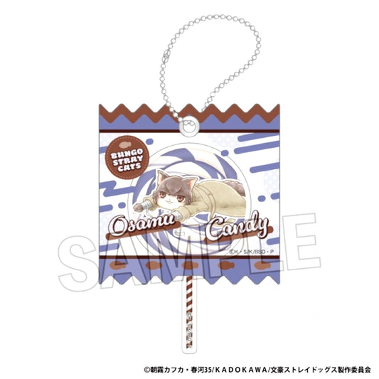 Bungo Stray Dogs Bungo Stray Cats Wrapping Acrylic Keychain Osamu Dazai [NEW]