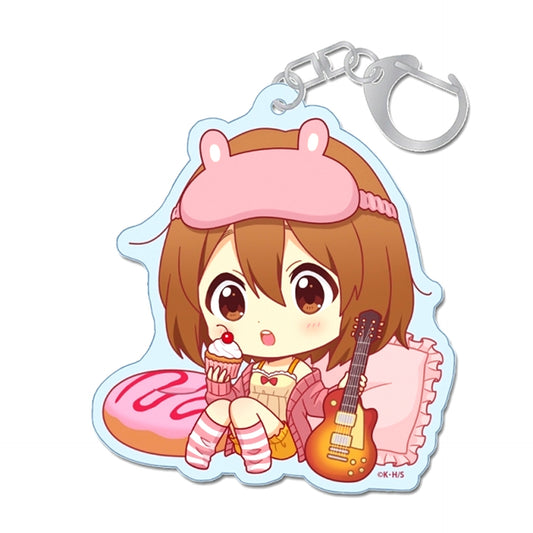 K-On! Petitchoko Acrylic Keychain Pajamas ver. Goods - Keychain Yui Hirasawa [NEW]