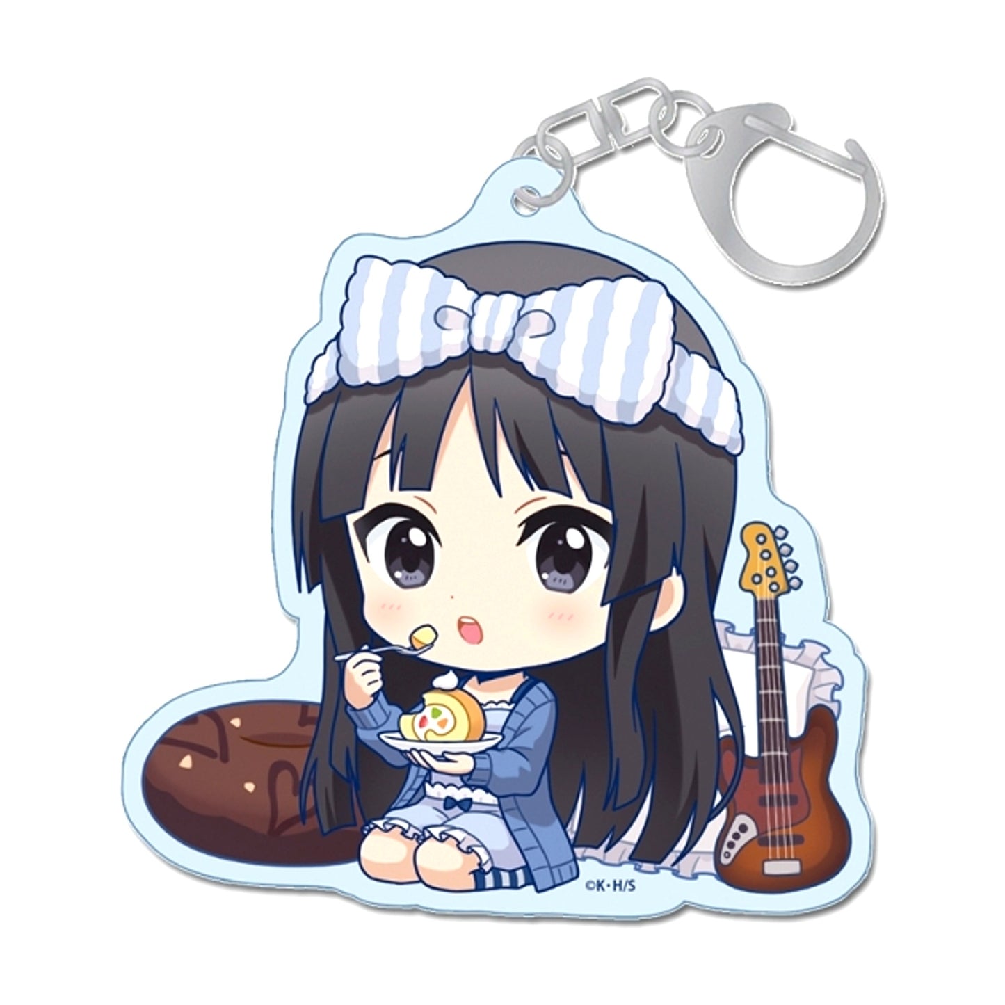K-On! Petitchoko Acrylic Keychain Pajamas ver. Goods - Keychain Mio Akiyama [NEW]