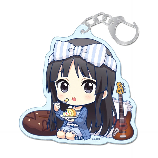 K-On! Petitchoko Acrylic Keychain Pajamas ver. Goods - Keychain Mio Akiyama [NEW]