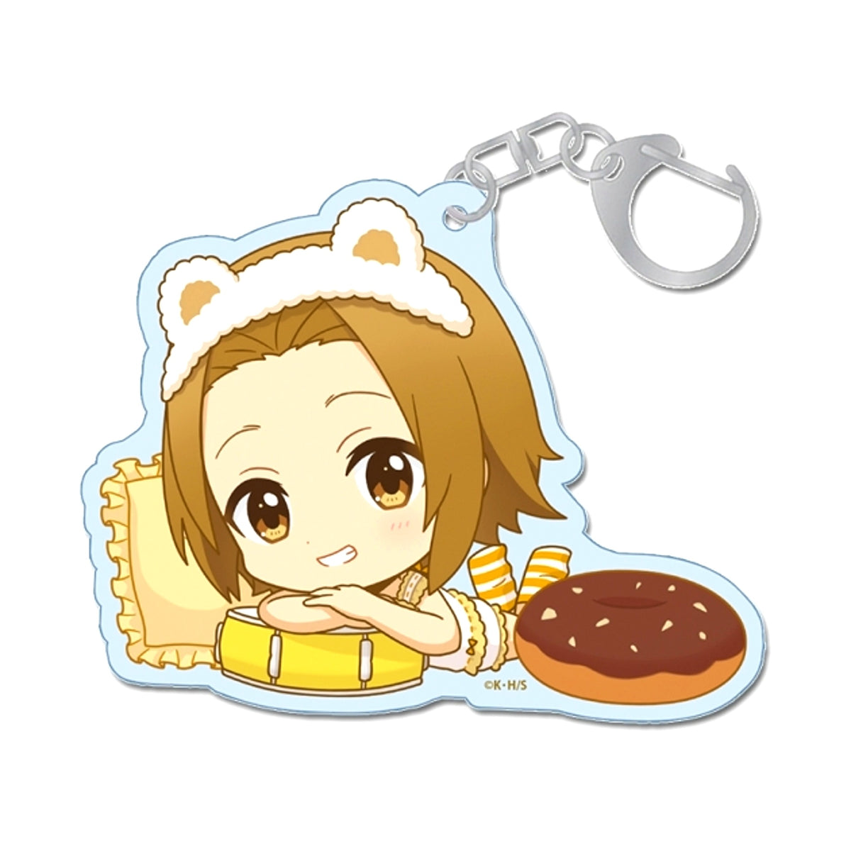 K-On! Petitchoko Acrylic Keychain Pajamas ver. Goods - Keychain Ritsu Tainaka [NEW]