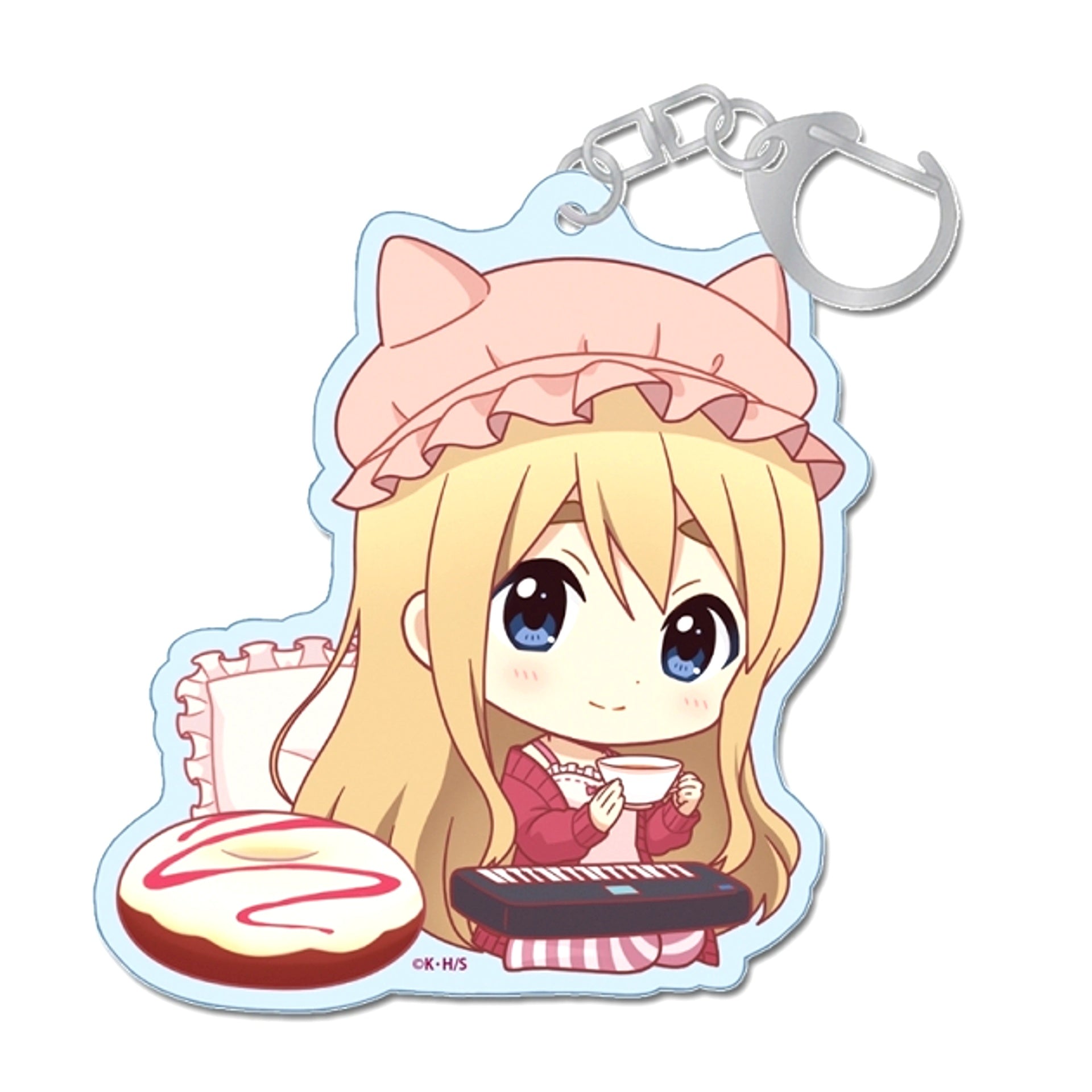 K-On! Petitchoko Acrylic Keychain Pajamas ver. Goods - Keychain Tsumugi Kotobuki [NEW]