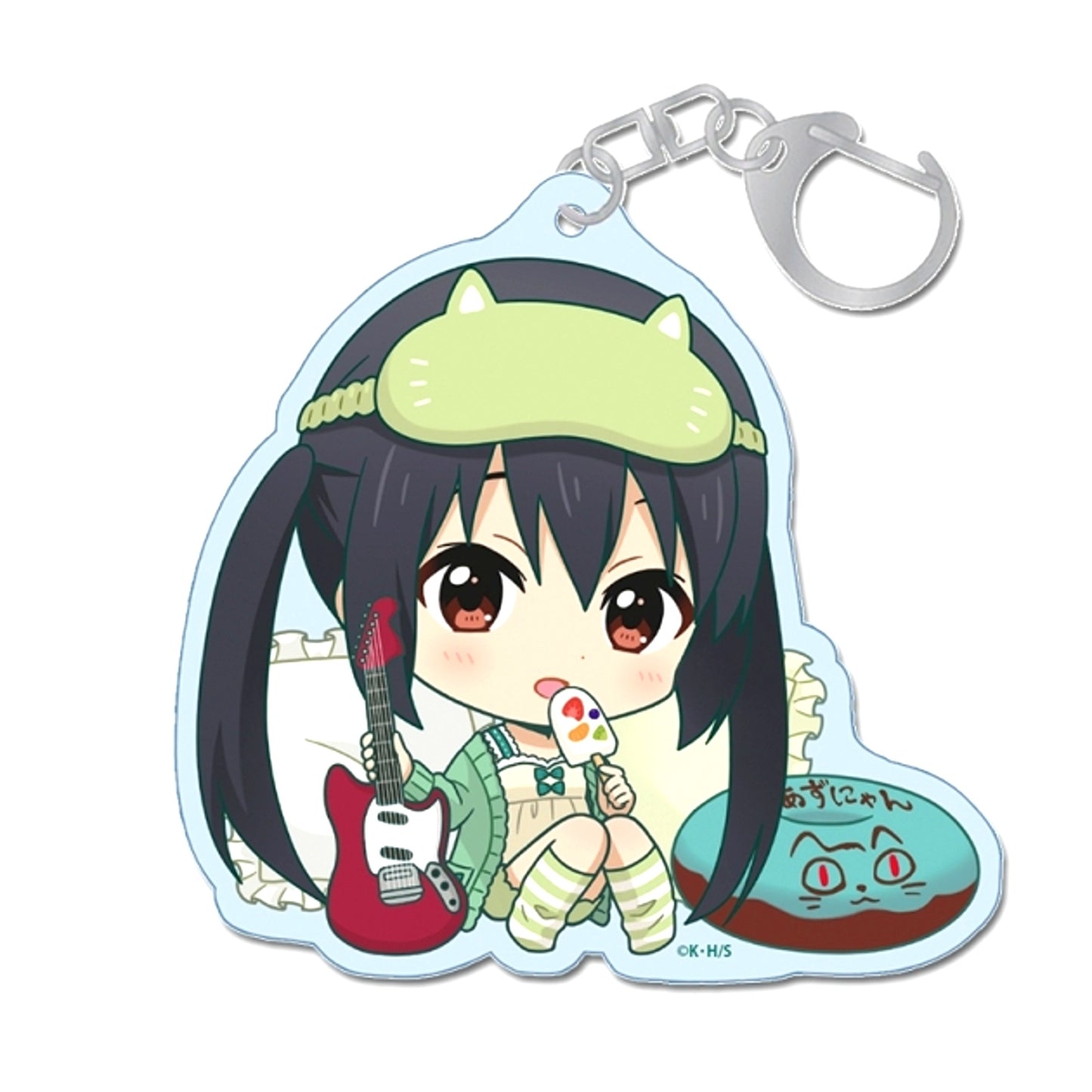 K-On! Petitchoko Acrylic Keychain Pajamas ver. Goods - Keychain Azusa Nakano [NEW]