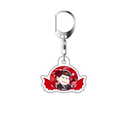 Mr. Osomatsu Lame Acrylic Keychain Osomatsu Devil ver. Goods - Keychain [NEW]