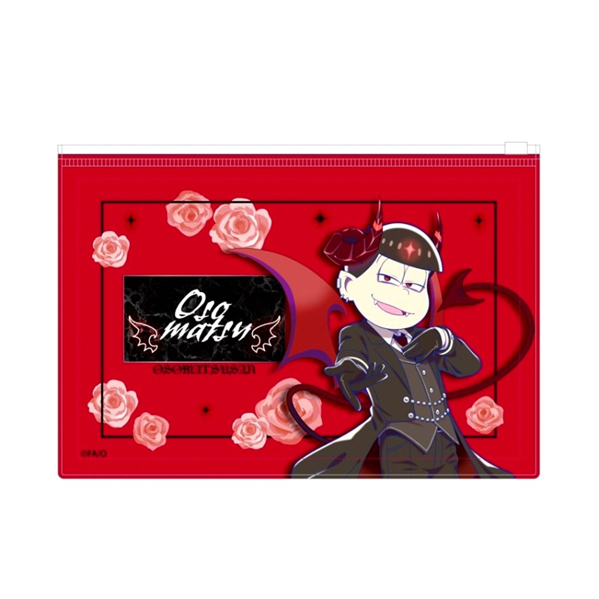 Mr. Osomatsu Clear Pouch Osomatsu Devil ver. Goods - Pouch [NEW]