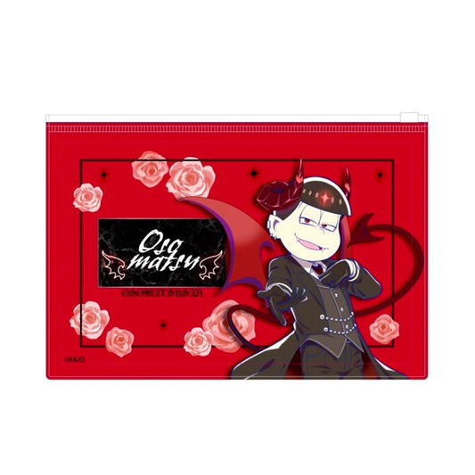 Mr. Osomatsu Clear Pouch Osomatsu Devil ver. Goods - Pouch [NEW]