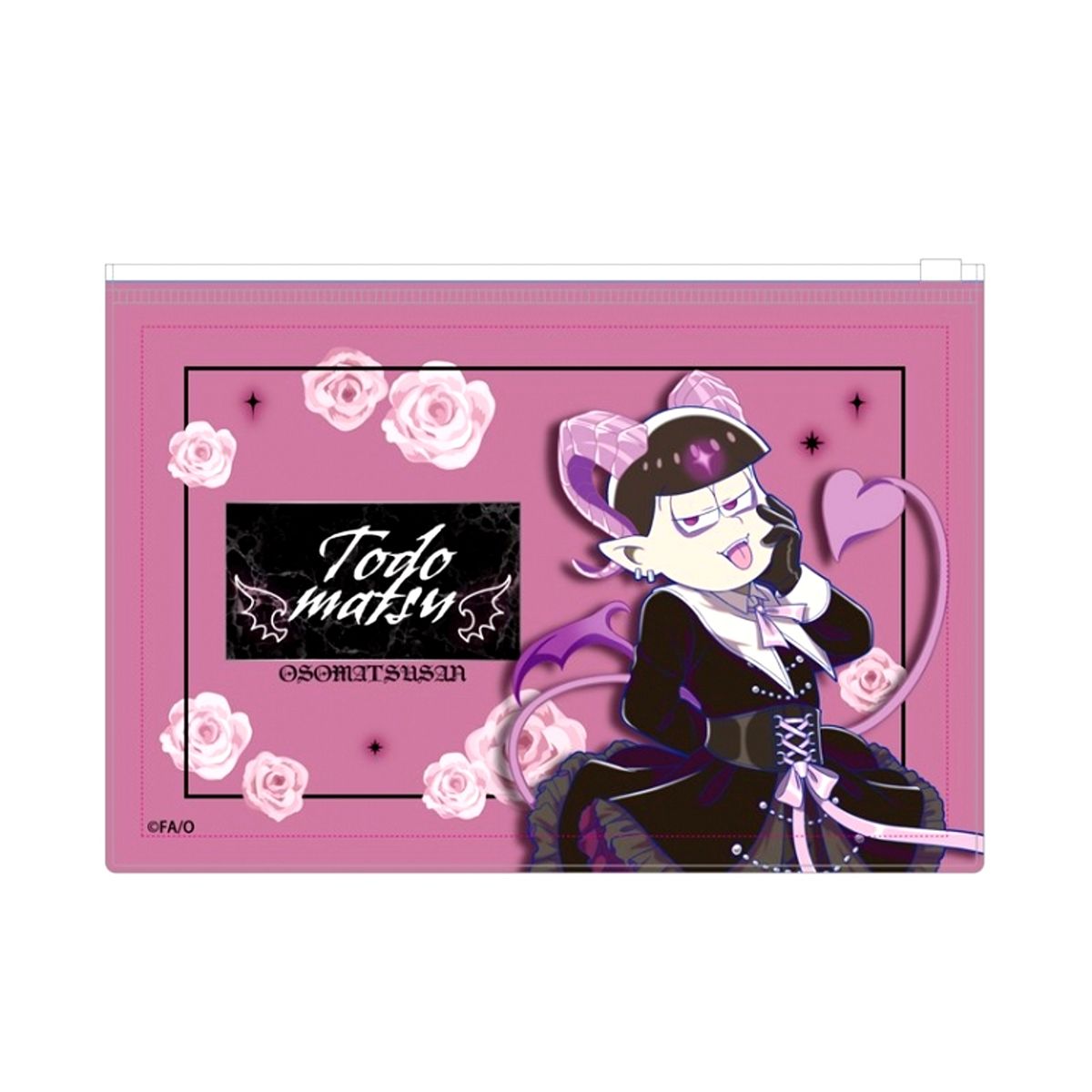 Mr. Osomatsu Clear Pouch Todomatsu Devil ver. Goods - Pouch [NEW]