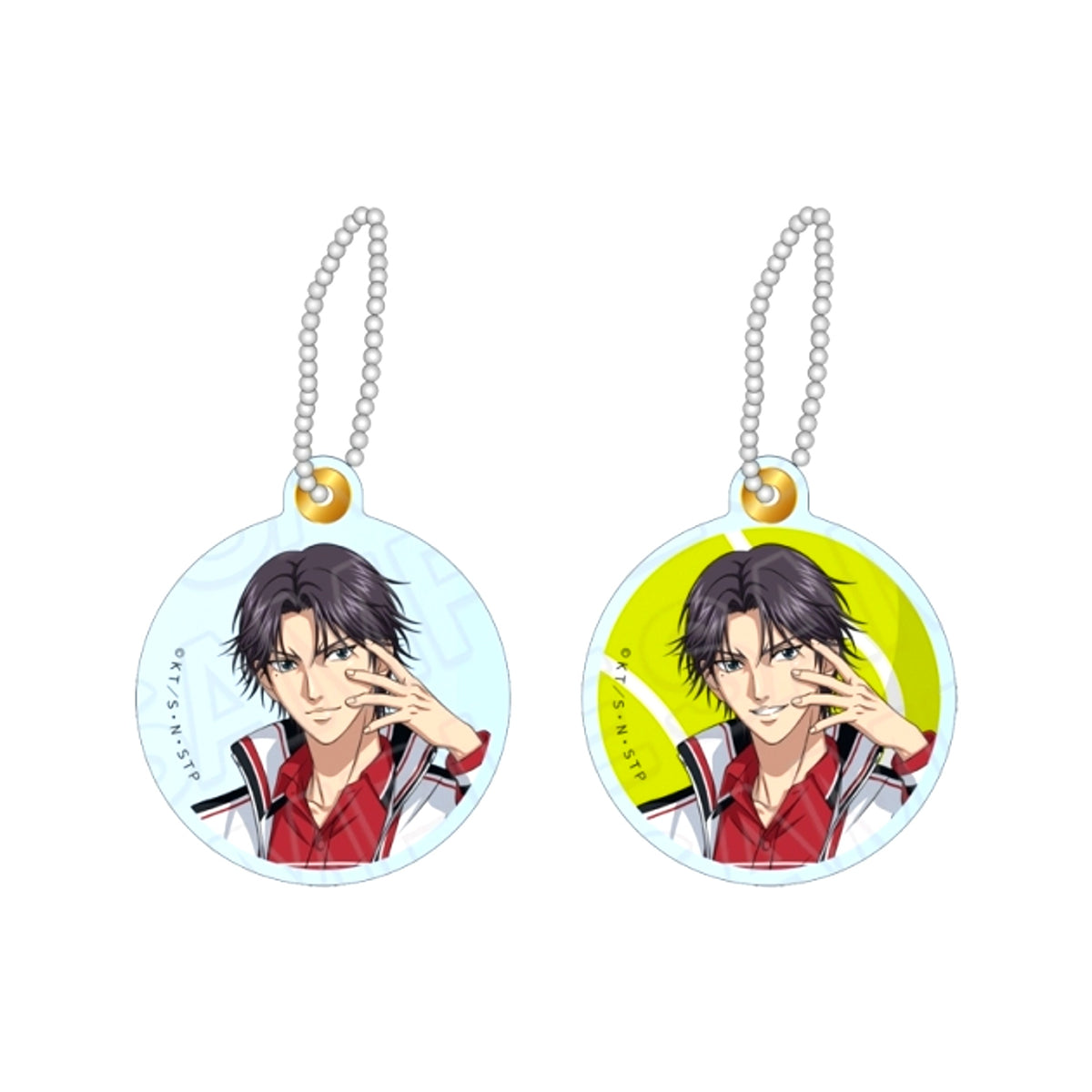 The Prince of Tennis II Slide Keychain Keigo Atobe Face Collection Goods - Keychain [NEW]