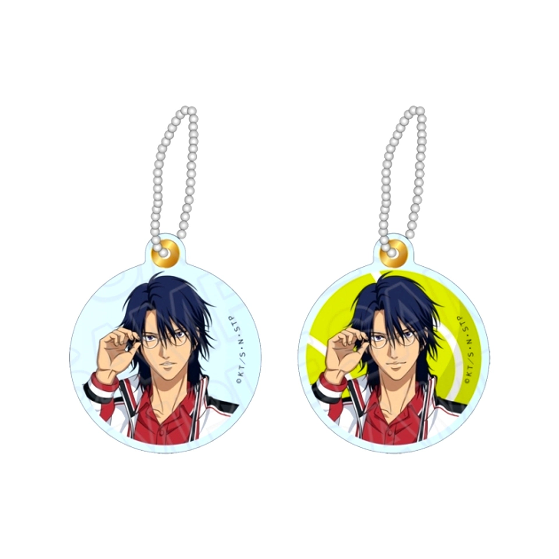 The Prince of Tennis II Slide Keychain Yushi Oshitari Face Collection Goods - Keychain [NEW]