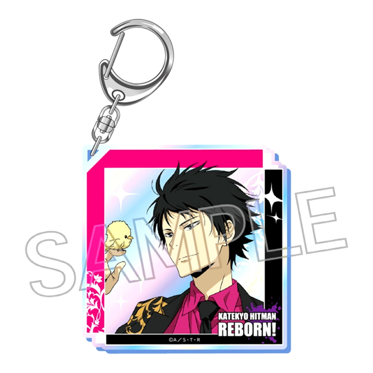 TV Anime Katekyo Hitman Reborn! Nero e Magenta Aurora Acrylic Keychain Kyoya Hibari (10 Years Later) [NEW]