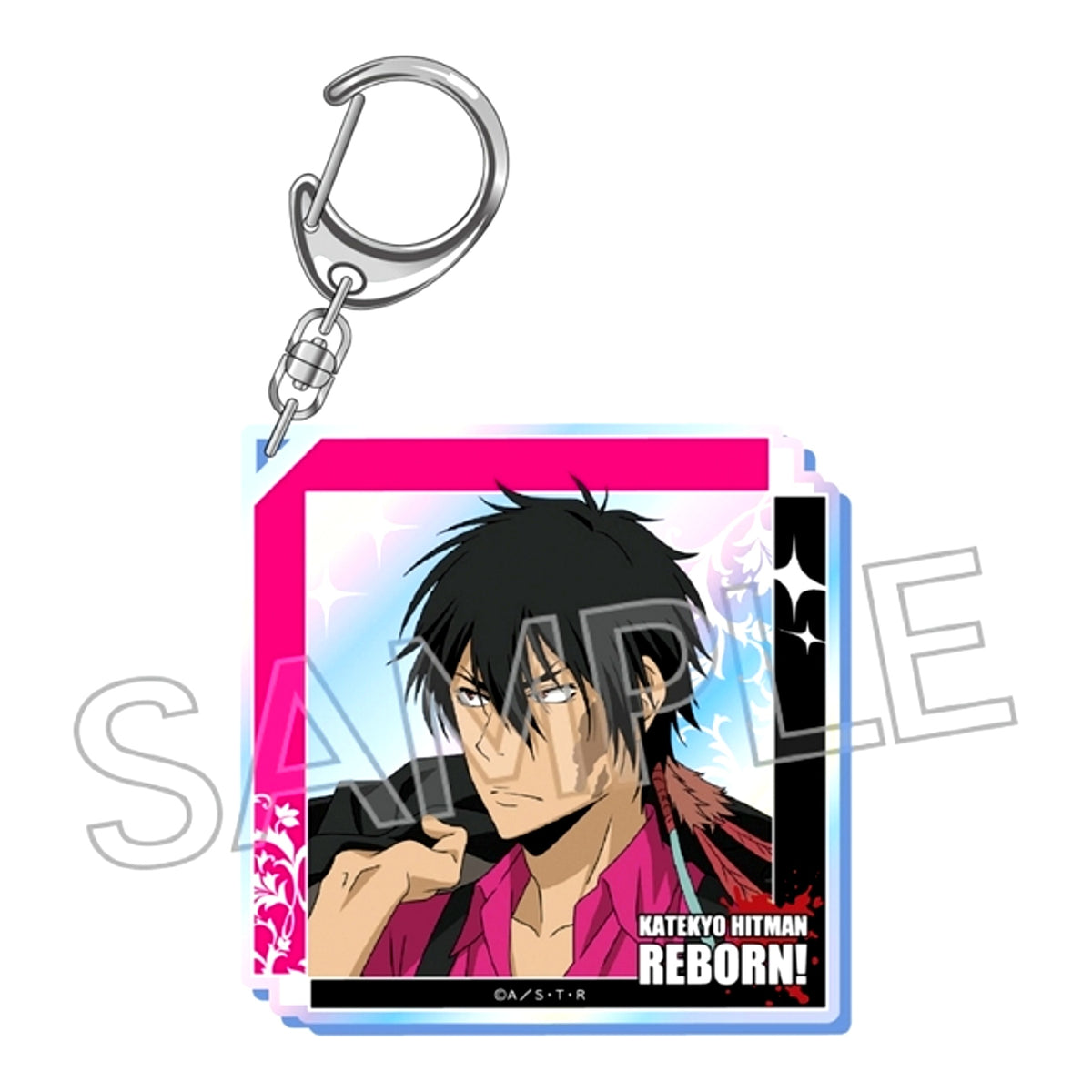 TV Anime Katekyo Hitman Reborn! Nero e Magenta Aurora Acrylic Keychain XANXUS (10 Years Later) [NEW]