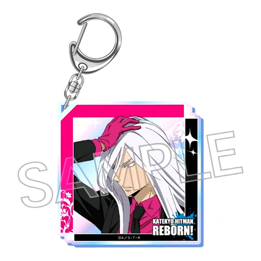 TV Anime Katekyo Hitman Reborn! Nero e Magenta Aurora Acrylic Keychain Superbi Squalo (10 Years Later) [NEW]