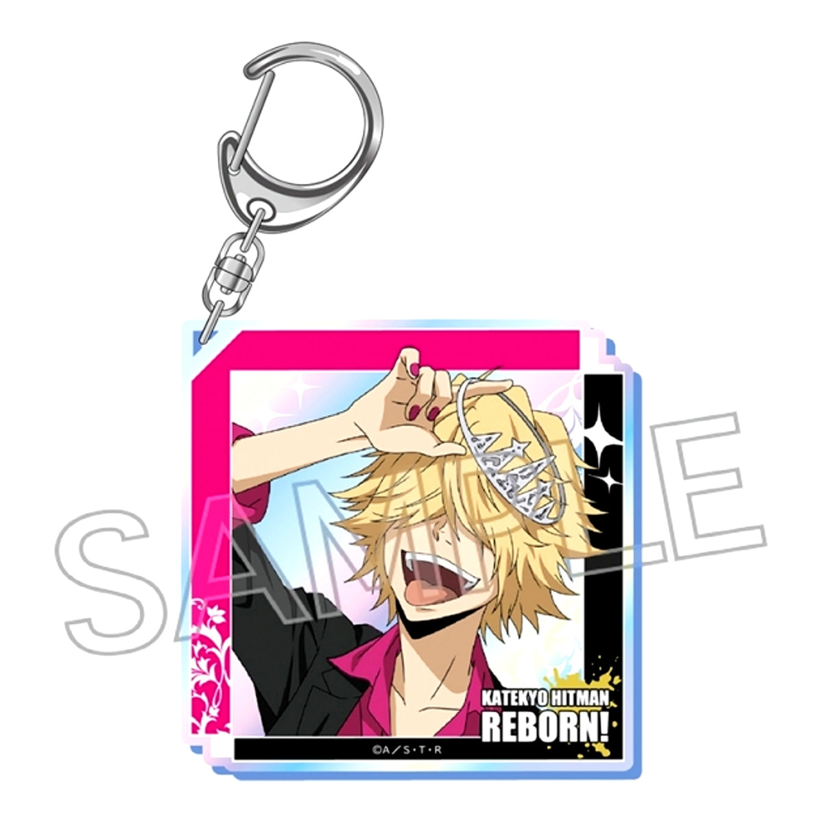 TV Anime Katekyo Hitman Reborn! Nero e Magenta Aurora Acrylic Keychain Belphegor (10 Years Later) [NEW]