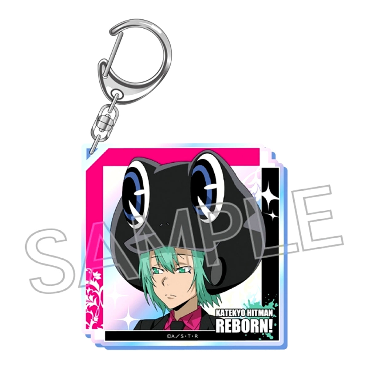 TV Anime Reborn! Nero e Magenta Aurora Acrylic Keychain Franc Goods - Keychain [NEW]