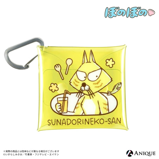 Bonobono BONO BONO-shiMATCHAcafe- Fishing Cat-san Multi Clear Pouch [NEW]