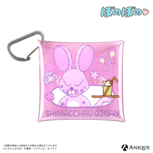 Bonobono BONO BONO-shiMATCHAcafe- Shimacchau Ojisan Multi Clear Pouch [NEW]