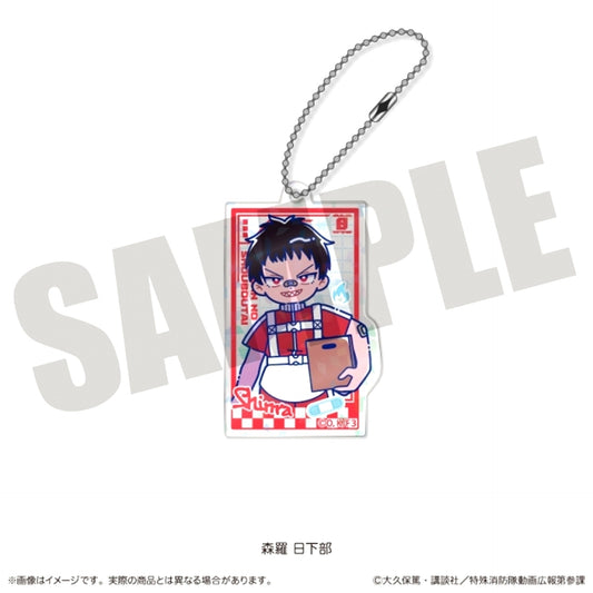 TV Anime Fire Force Season 3 Nyutoro Vol.3 Hologram Acrylic Keychain A Shinra Kusakabe [NEW]