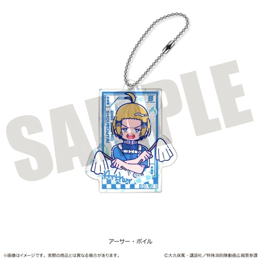 TV Anime Fire Force Season 3 Nyutoro Part 3 Hologram Acrylic Keychain B Arthur Boyle Goods - Keychain [NEW]