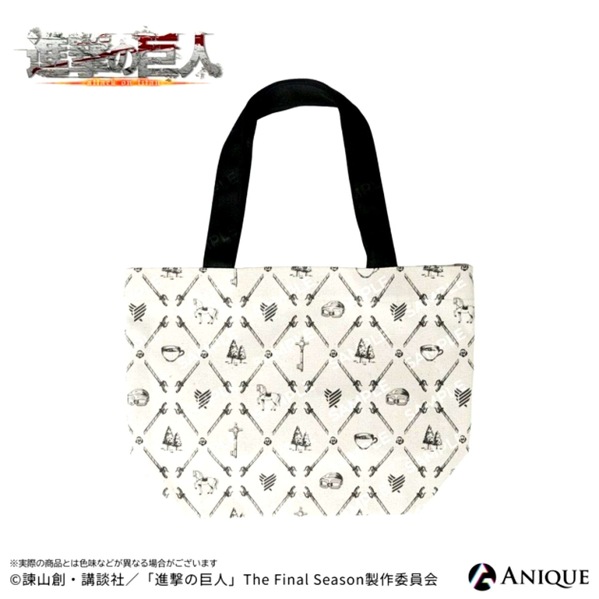 Attack on Titan Horseback Mini Tote Bag (Reissue) [NEW]
