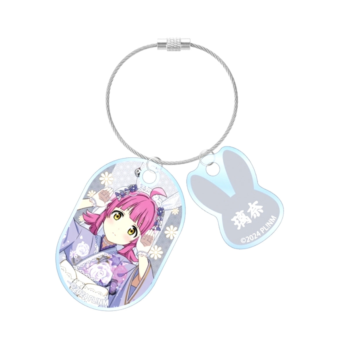Love Live! Nijigasaki High School Idol Club Newly Drawn Rina Tennoji Japanese Bunny ver. Double Wire Acrylic Keychain [NEW]