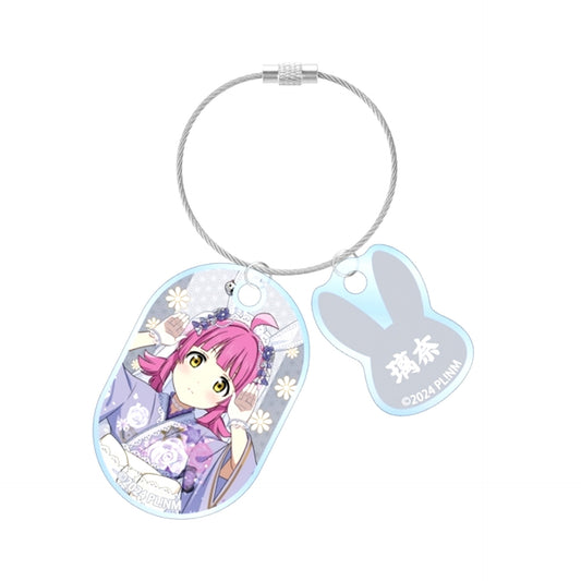 Love Live! Nijigasaki High School Idol Club Newly Drawn Rina Tennoji Japanese Bunny ver. Double Wire Acrylic Keychain [NEW]