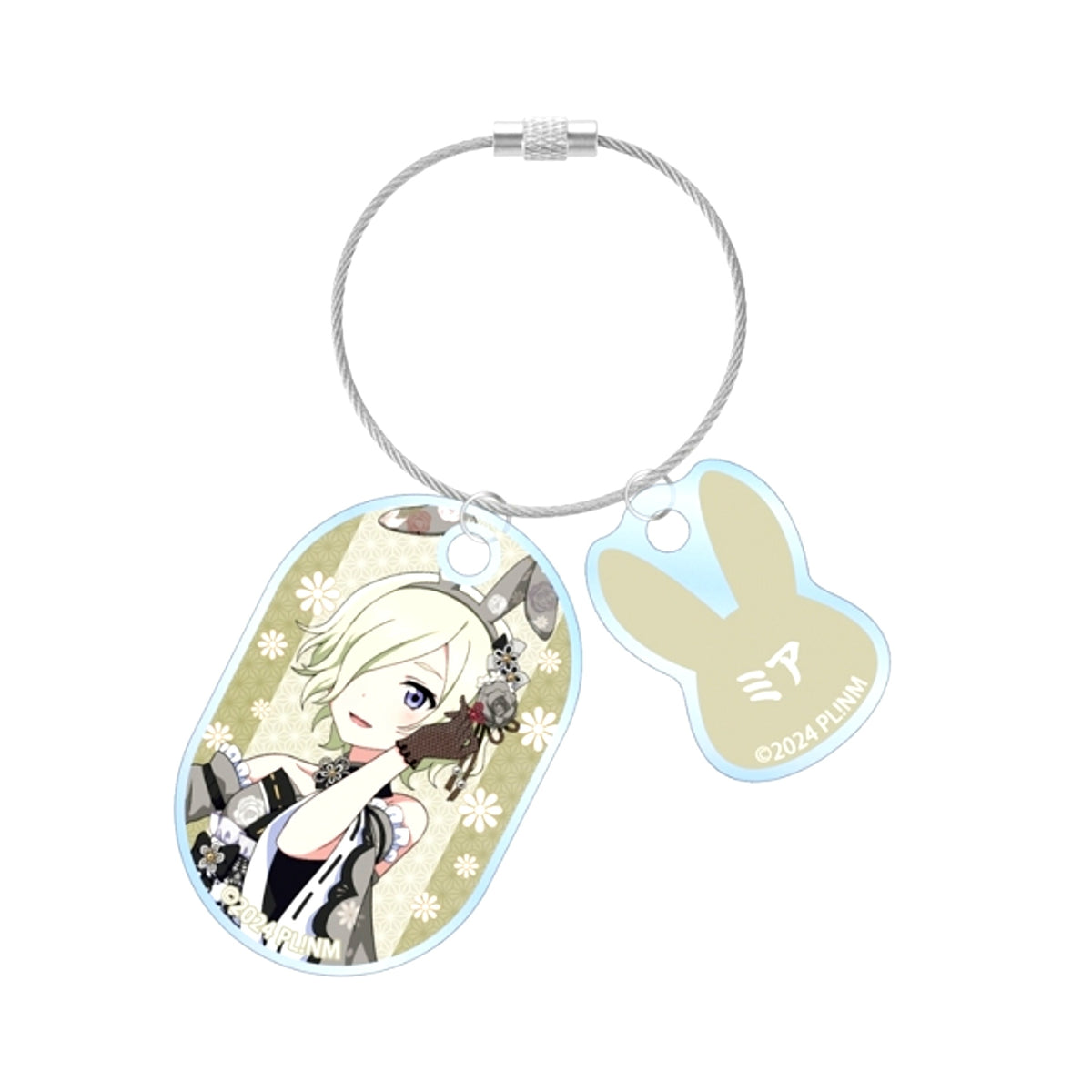 Love Live! Nijigasaki High School Idol Club Newly Drawn Mia Taylor Japanese-Style Bunny ver. Double Wire Acrylic Keychain [NEW]