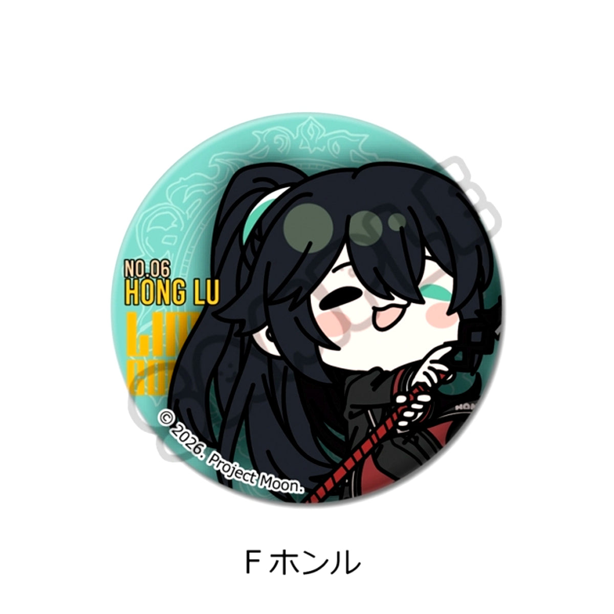 Limbus Company Round Can Badge (57mm) F (Hong Lu) [NEW]