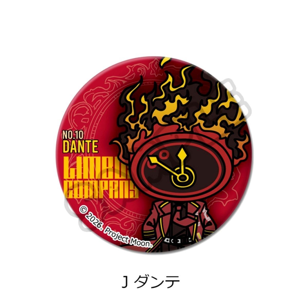 Limbus Company Circular Button (57mm) J(Dante) Goods - Badge [NEW]