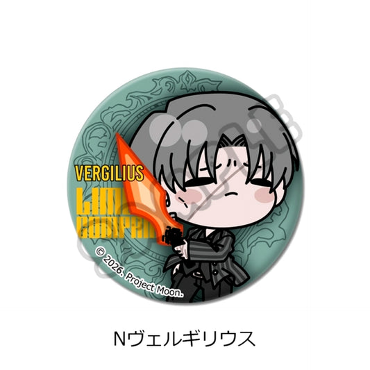 Limbus Company Round Can Badge (57mm) N (Vergilius) [NEW]