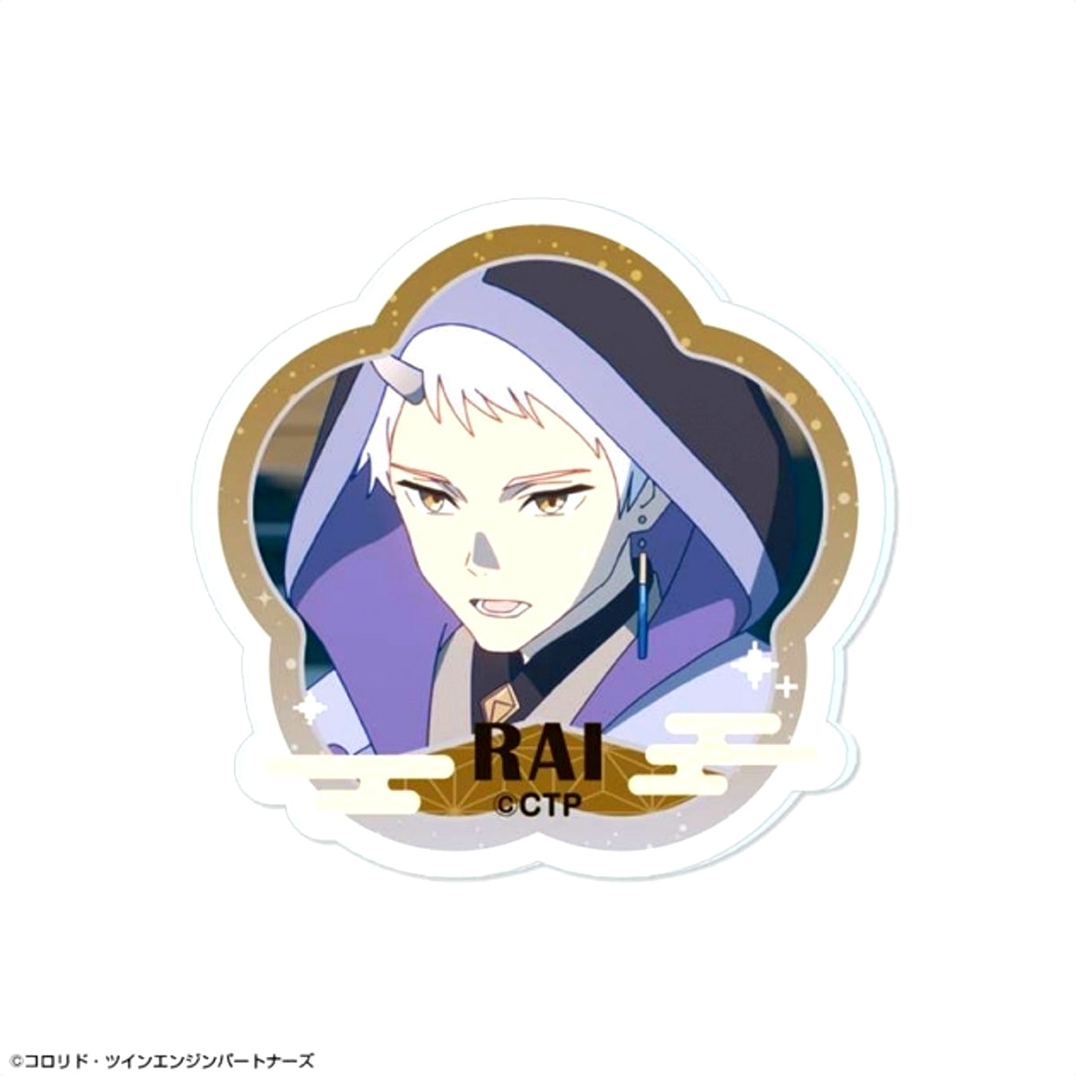 Cosmic Princess Kaguya! Acrylic Badge Design 13 (Rai Komazawa) (Reissue) [NEW]
