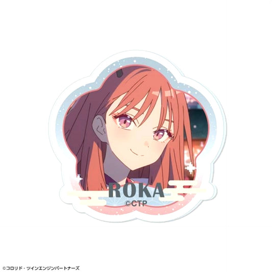 Cosmic Princess Kaguya! Acrylic Badge Design 16 (Roka Ayatsumugi) (Reissue) [NEW]