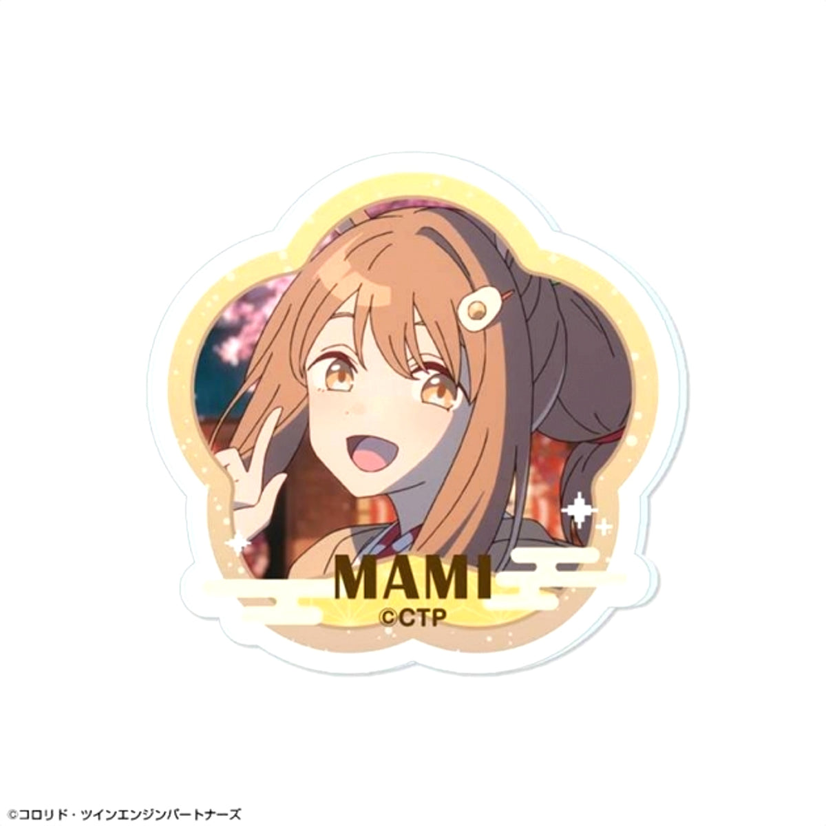 Cosmic Princess Kaguya! Acrylic Badge Design 17 (Makoto Isayama) (Reissue) [NEW]