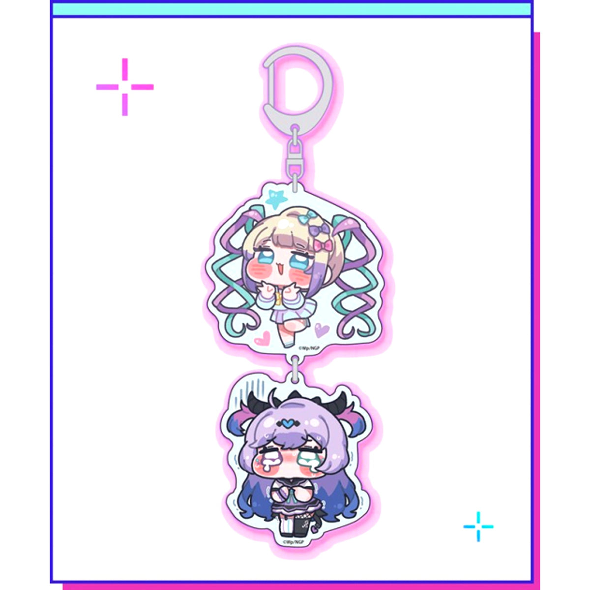 Needy Girl Overdose Mini Mini Purapura Acrylic Keychain (KAngel & Lollipop) [NEW]
