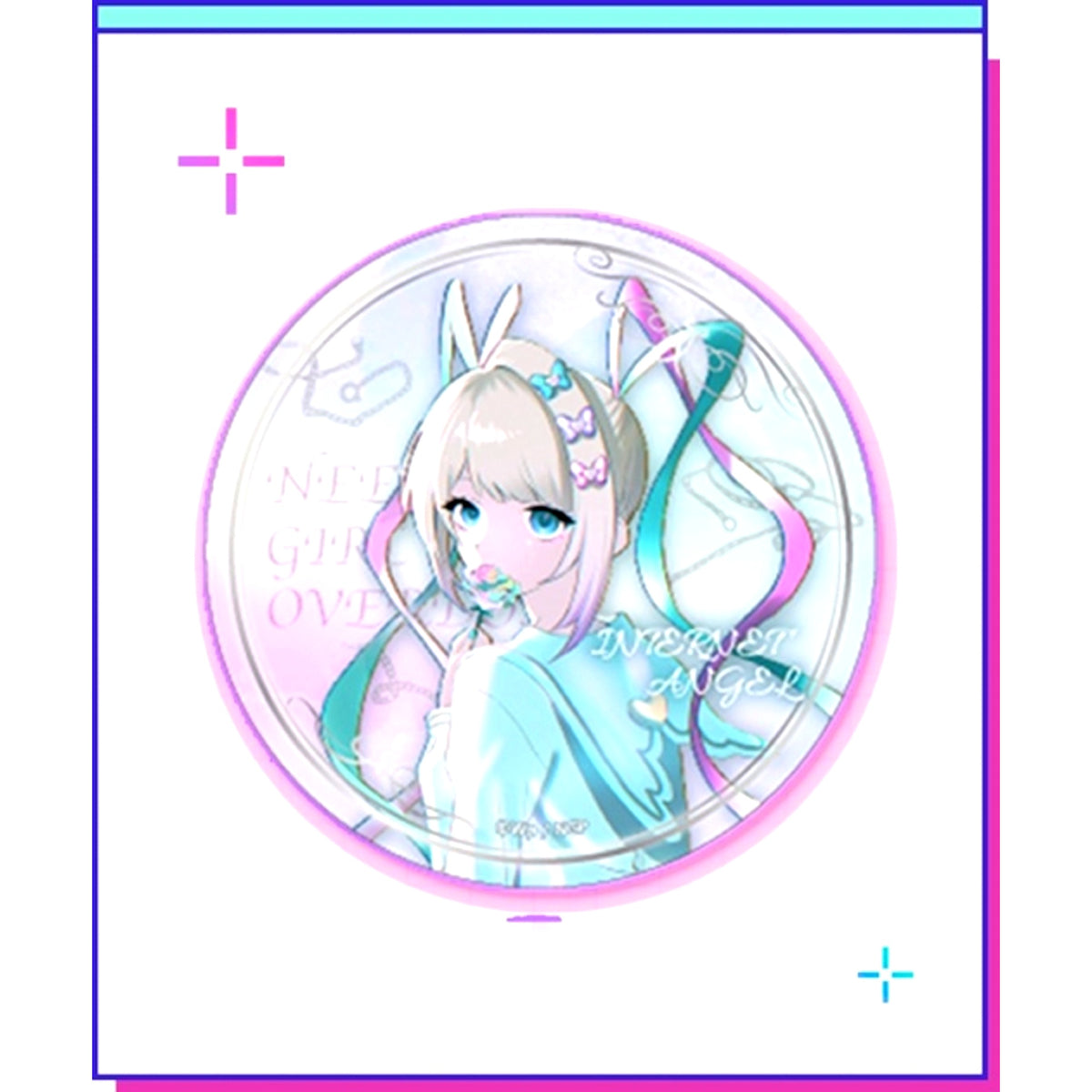 Needy Girl Overdose KAngel Mystery Rose Can Badge [NEW]