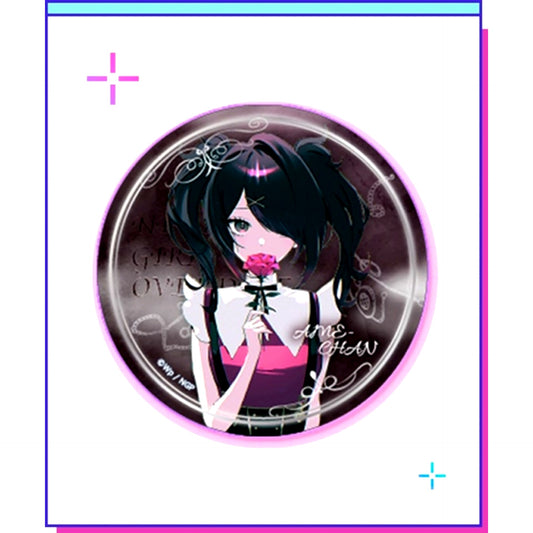 Needy Girl Overdose Ame-chan Mystery Rose Can Badge [NEW]