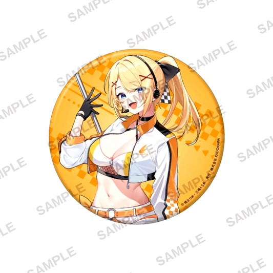 KonoSuba: God's Blessing on This Wonderful World! Big Hologram Button Darkness Race Queen Ver. Goods - Badge [NEW]